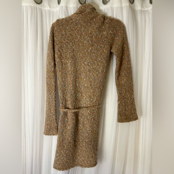 Free People Textured Bohemian Knit Cardigan w/ Tie Front - size medium - Picture 5 of 5